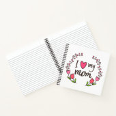 母の幸せな母の日が大好き | ノートブック (内部)