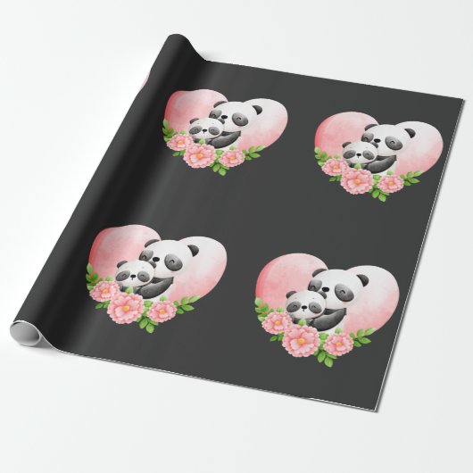 母の幸せな母最高のの日 ラッピングペーパー (アンロールド)