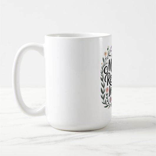 母の強さに感動する コーヒーマグカップ (左)