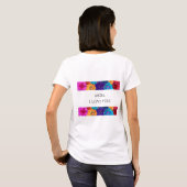 母の強さ レディース ベーシック T シャツ (裏面フル)