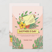 母の心に - 美しい母の日 シーズンカード (正面/裏面)