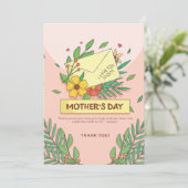 母の心に - 美しい母の日 シーズンカード (スタンド正面)