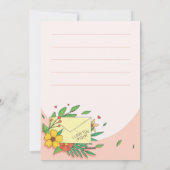 母の心に - 美しい母の日 シーズンカード (裏面)