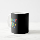 母の恋人マスタービルダー母の日ファミリーマッチ コーヒーマグカップ (正面左)