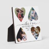 母の息子スクリプトラブ記念ギフトコラージュ フォトプラーク (正面)