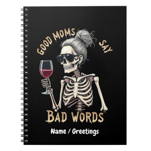 母の悪口を言う笑わされる神 ノートブック (正面)