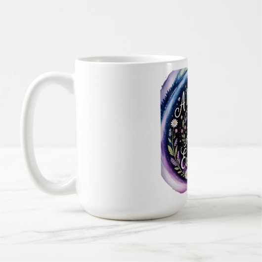 母の愛が全ての答え コーヒーマグカップ (左)