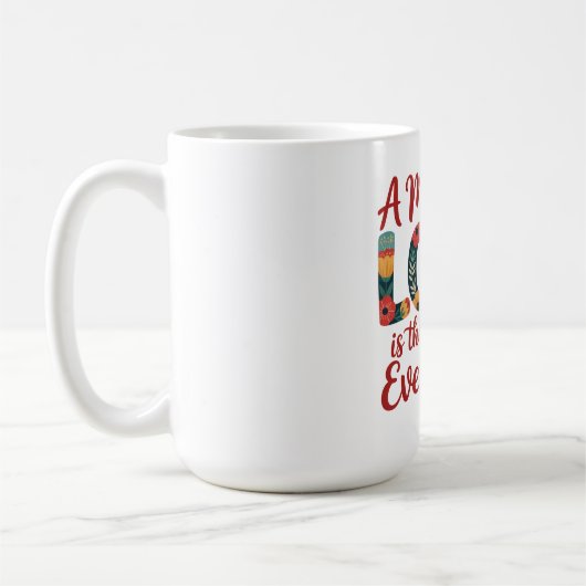 母の愛が全ての答え コーヒーマグカップ (左)
