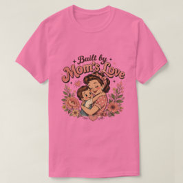 母の愛で築かれた花柄Tシャツ Tシャツ