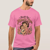 母の愛で築かれた花柄Tシャツ Tシャツ (正面)