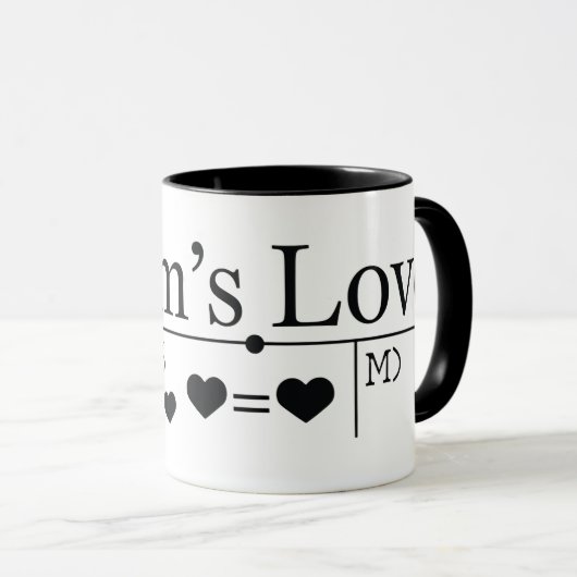 母の愛の公式02 マグカップ (正面右)