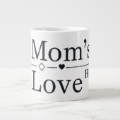 母の愛の公式 ジャンボコーヒーマグカップ (正面)