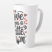 母の愛の醸造 カフェラテマグ (右アングル)