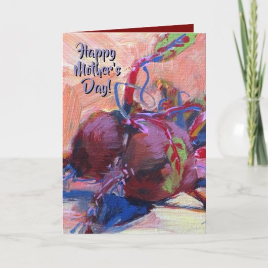 母の愛はそれを見ることができない#171107母の日 カード (正面)