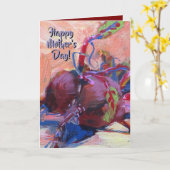 母の愛はそれを見ることができない#171107母の日 カード (黄色い花)