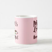 母の愛はビールの美しさ – 甘いコーヒーをテーマにした コーヒーマグカップ (中央)