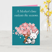 母の愛は四季を超越する カード (黄色い花)