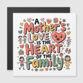 母の愛は家族の中心 (正面/裏面)