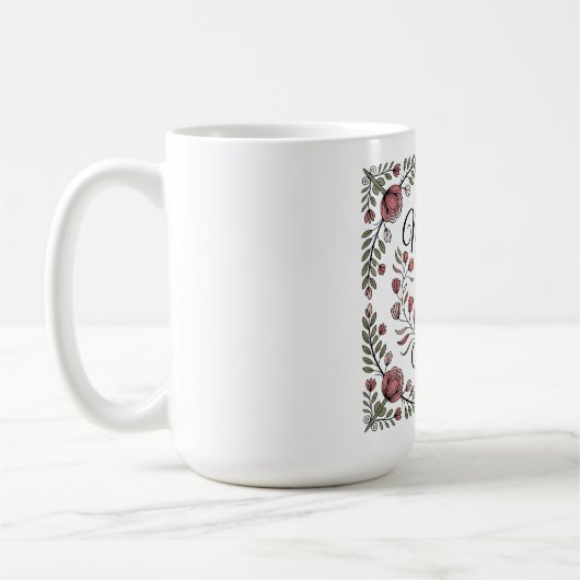 母の愛は嵐の如く コーヒーマグカップ (左)