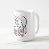 母の愛は決して眠らない コーヒーマグカップ (正面右)