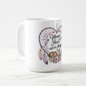 母の愛は決して眠らない コーヒーマグカップ (正面左)