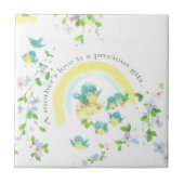 母の愛は貴重な贈り物 タイル (正面)