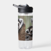 **「母の愛：ミイラとベビーのキツネザル」 ウォーターボトル (右面)