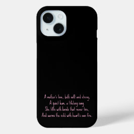 母の愛 iPhone 15ケース
