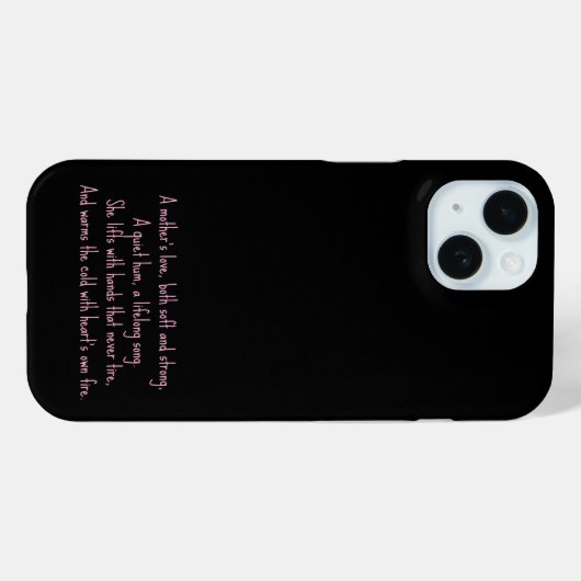 母の愛 Case-Mate iPhoneケース (裏面 (横))