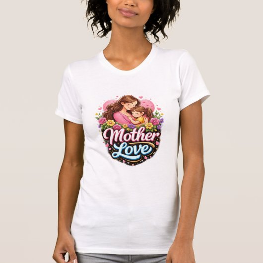 母の愛 Tシャツ (正面)