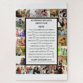 母の感謝 | 母の日22写真コラージュ ジグソーパズル