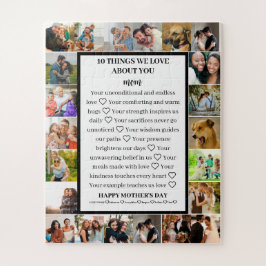 母の感謝 | 母の日22写真コラージュ ジグソーパズル