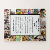 母の感謝 | 母の日22写真コラージュ ジグソーパズル (横)