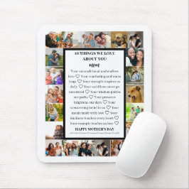 母の感謝 | 母の日22写真コラージュ マウスパッド