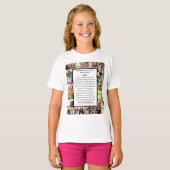 母の感謝 | 母の日22写真コラージュ Tシャツ (正面フル)