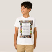 母の感謝 | 母の日22写真コラージュ Tシャツ (正面フル)