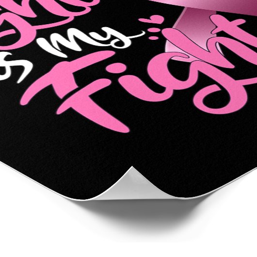 母の戦いは私の戦い乳がん認識度1 ポスター (角)