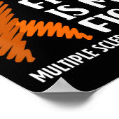 母の戦い多発性硬化症Ms認識度 ポスター (角)