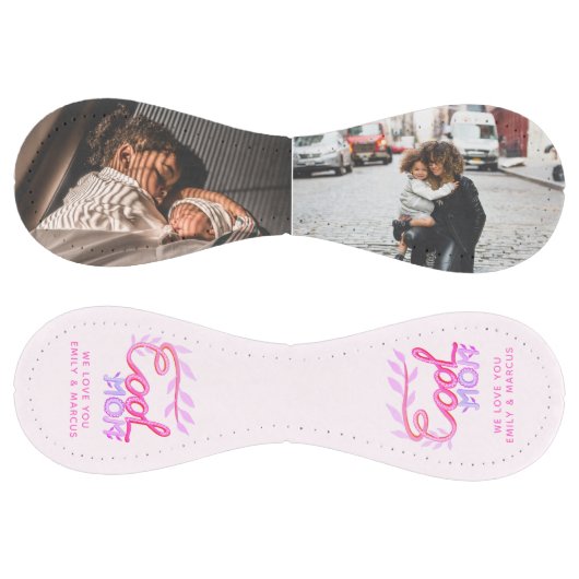 母の手クールレタリング母の形見の写真 ソフトボール (パネル)