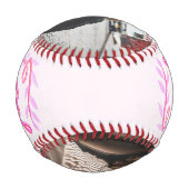 母の手クールレタリング母の形見の写真 野球ボール (裏面)