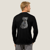 母の抱擁 トライブレンドTシャツ (背面全体)