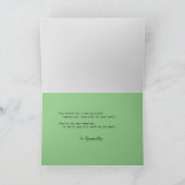 母の損失悔やみや弔慰 – 静かな風景カード カード (内部)