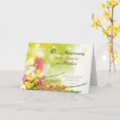 母の損失、死、花の記念日 カード (黄色い花)