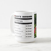 母の旅 – 感謝の請求書 コーヒーマグカップ (正面左)