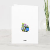 母の日あじさいフォトカードおばあちゃん カード (裏面)