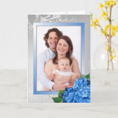 母の日あじさいフォトカードおばあちゃん カード (黄色い花)