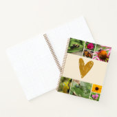 母の日あなたの独自の写真コラージュクリームを作成 ノートブック (内部)