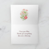 母の日あなたバイブル賛美バースクリスチャン シーズンカード (内部)