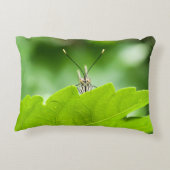 母の日あなた自身の写真コラージュ黒を作成 アクセントクッション (裏面)