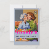 母の日おばあちゃんのサンキューカード サンキューカード (正面)